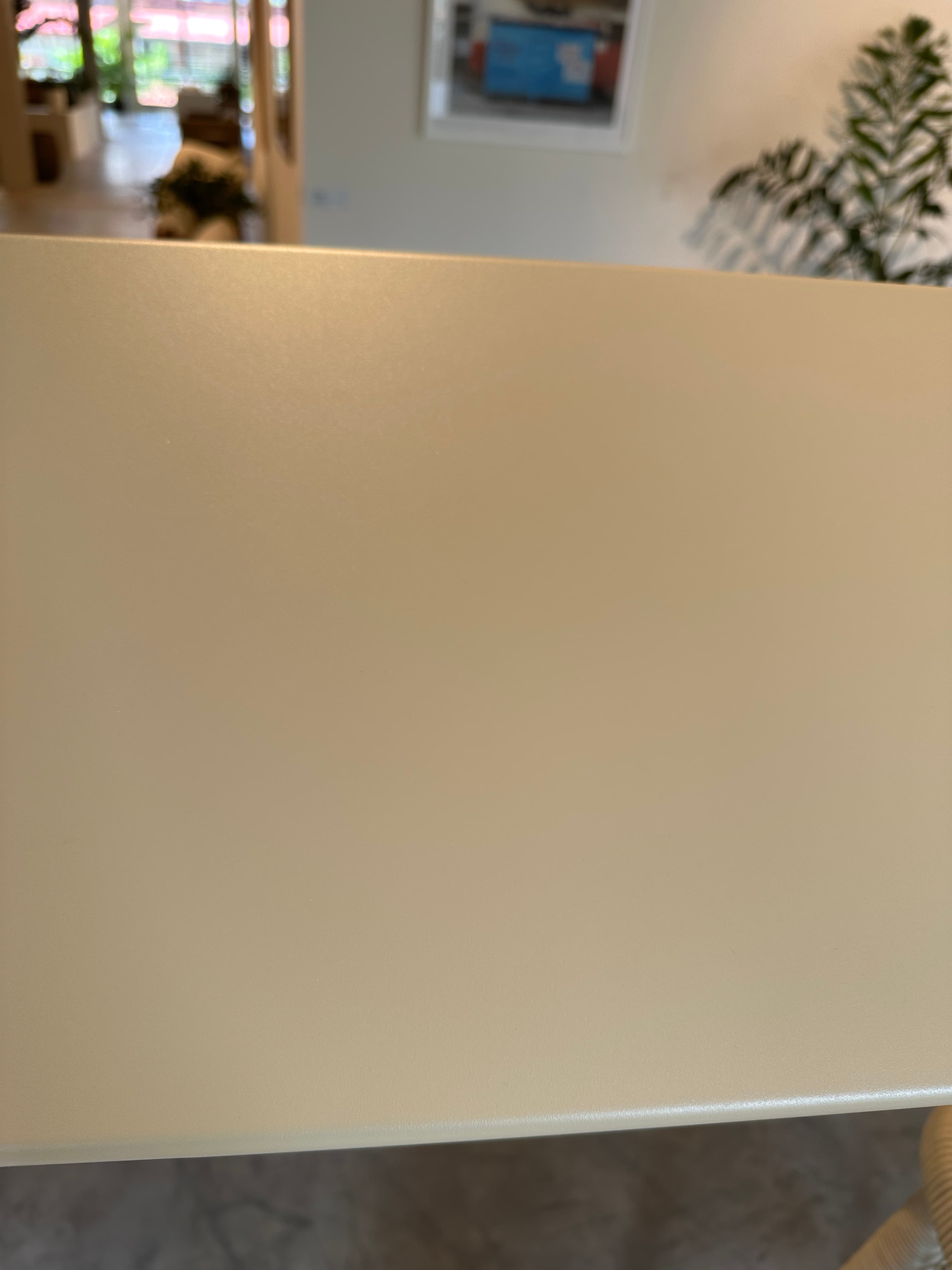 Biege Powder coated steel