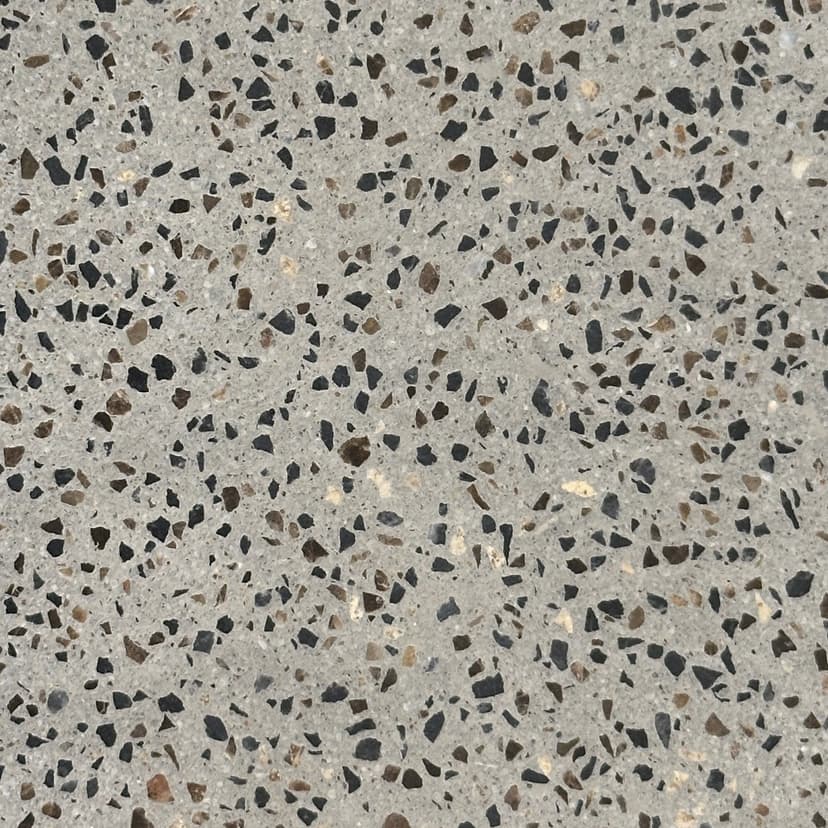 Grey Terrazzo with Black Flakes