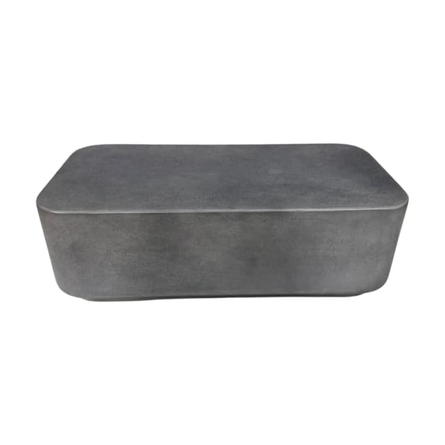 Mesa de Centro Islo, Acabado Rugoso, 100cm
