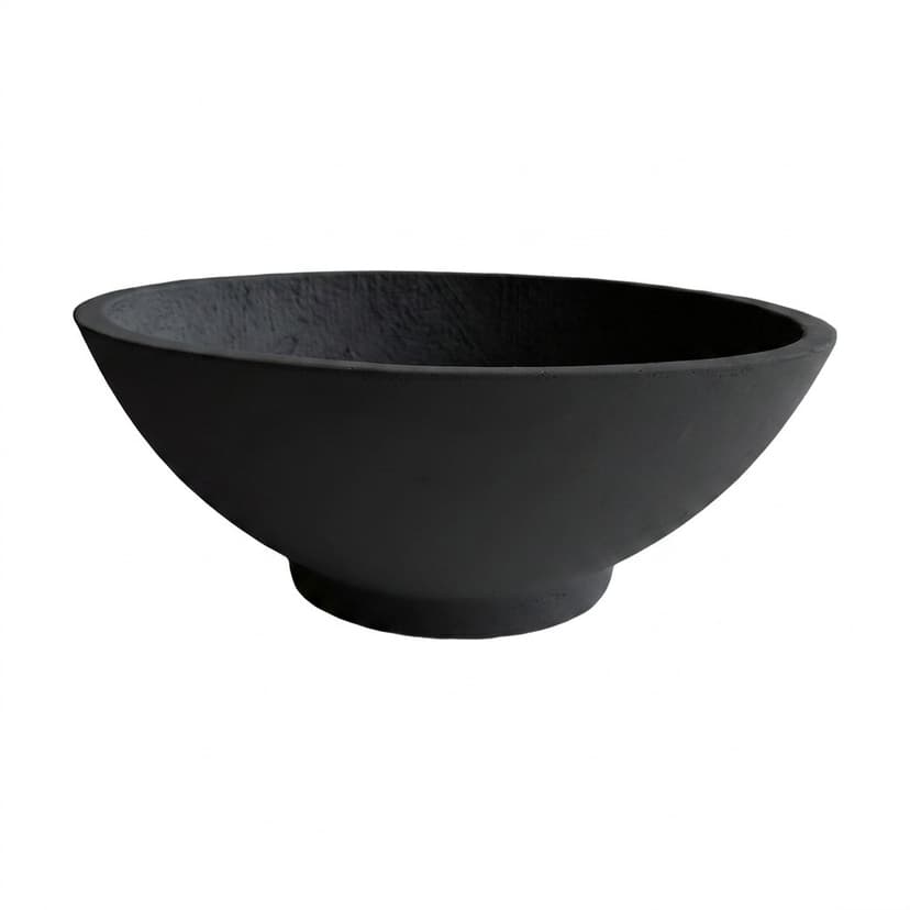 Light Fiber Cement Pot with China Bowl Shape