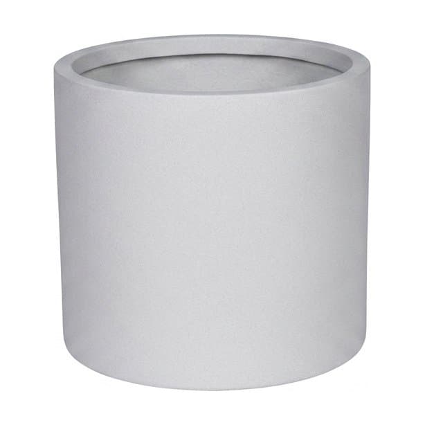 Light Fiber Cement Pot with Cylinder Shape