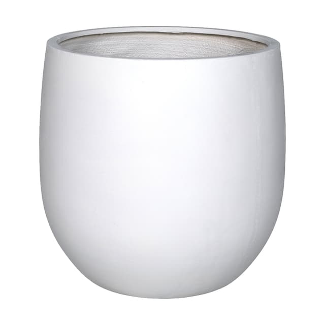 Light Fiber Cement Pot with Drop Shape