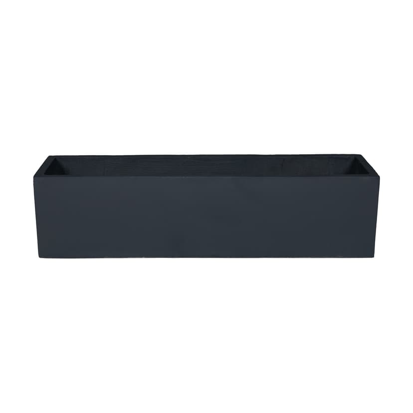 Light Fiber Cement Pot with Wide Rectangle Shape