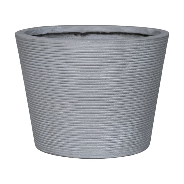 Light Fiber Cement Pot with Cone Shape